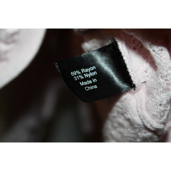 Lane Bryant Dolman Textured Short Sleeve Open Cardigan Pink Plus Size 26/28 - Picture 8 of 10